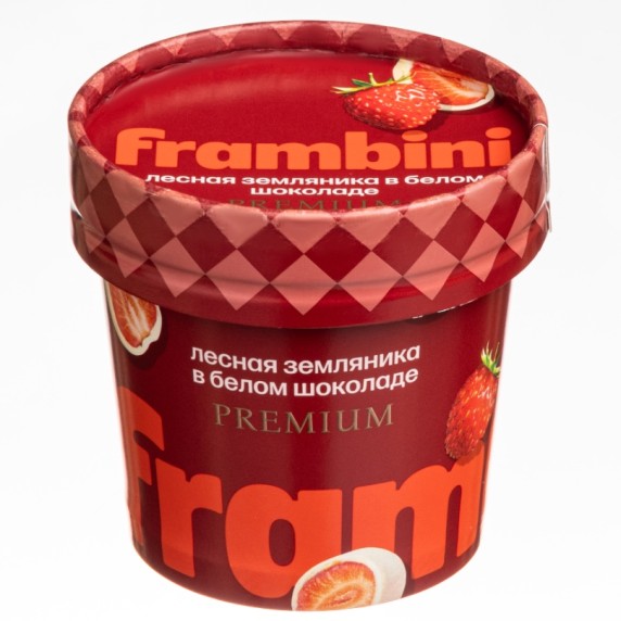 FRAMBINI лесная земляника в белом шоколаде — фото товара