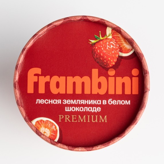 FRAMBINI лесная земляника в белом шоколаде — фото товара